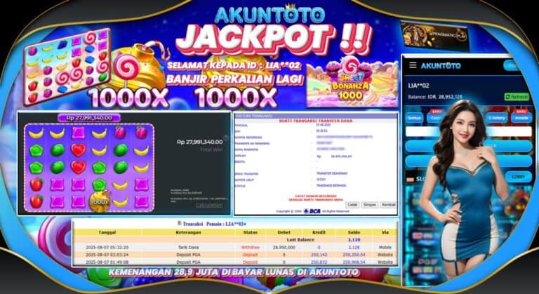 Akuntoto: Trik Jitu JP Bonanza untuk Raih Kemenangan Maksimal